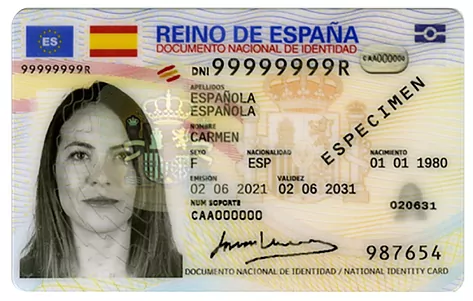 DNI Anverso Carmen